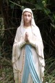 Statue platre de Notre Dame de Lourdes