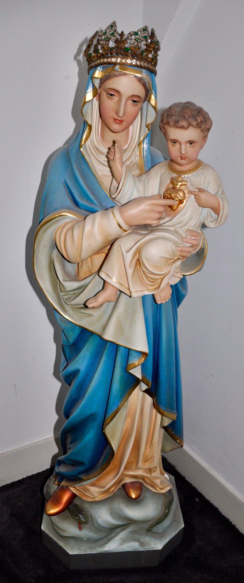 ste Vierge staue coeur immacule de marie